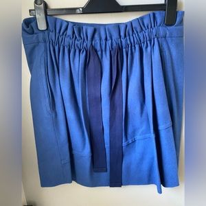 Wool blue skirt size 6 with pockets Sonia Rykiel